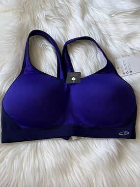 C9 by Champion Women's Deep Purple Padded Sports Bra Medium